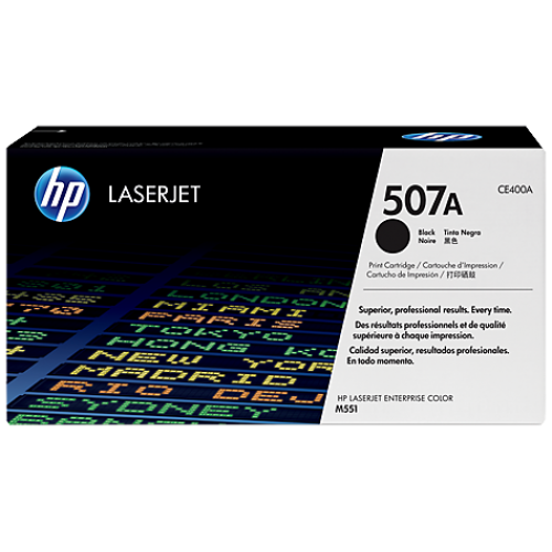 HP 507A Black Toner Cartridge Original (CE400A)