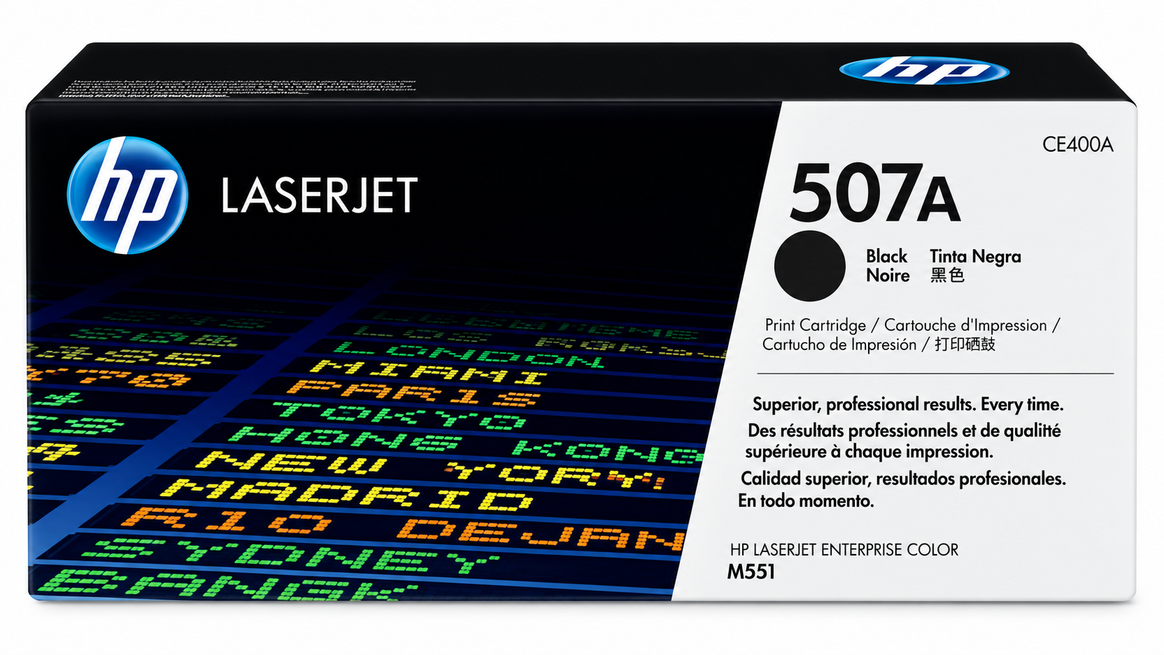 Quality HP 507A Black Original LaserJet (CE400A) Toner Cartridge 