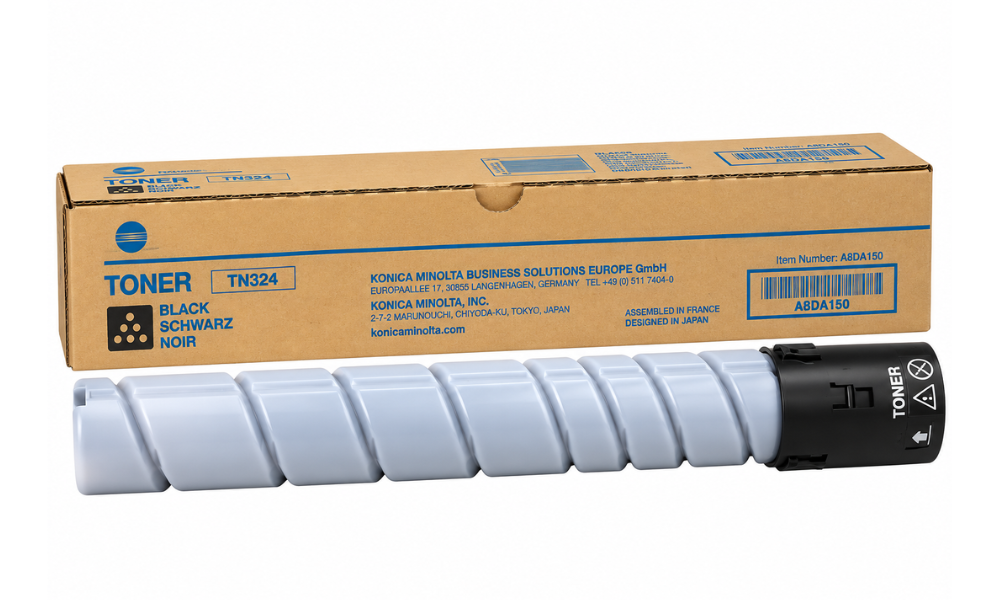 Konica Minolta TN 324 Black Performance Toner Cartridge for bizhub C258, C308 & C368 – 28000 Pages
