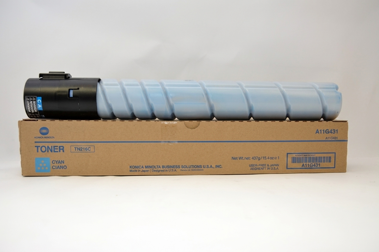 TN 216 Cyan Konica Minolta Toner Cartridge Premium 