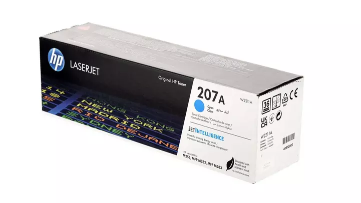 HP 207A Cyan Original (W2211A Cyan) LaserJet Toner Cartridge 