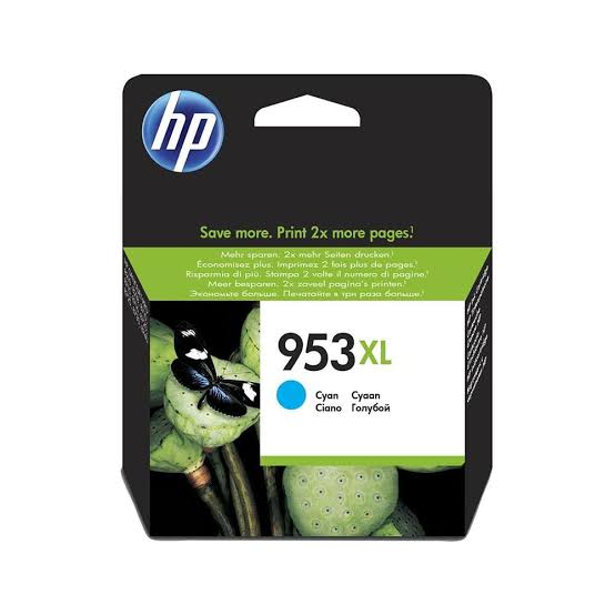 HP 953 Cyan Original Ink Cartridge – High-Quality Cyan Ink for HP OfficeJet Pro Printers