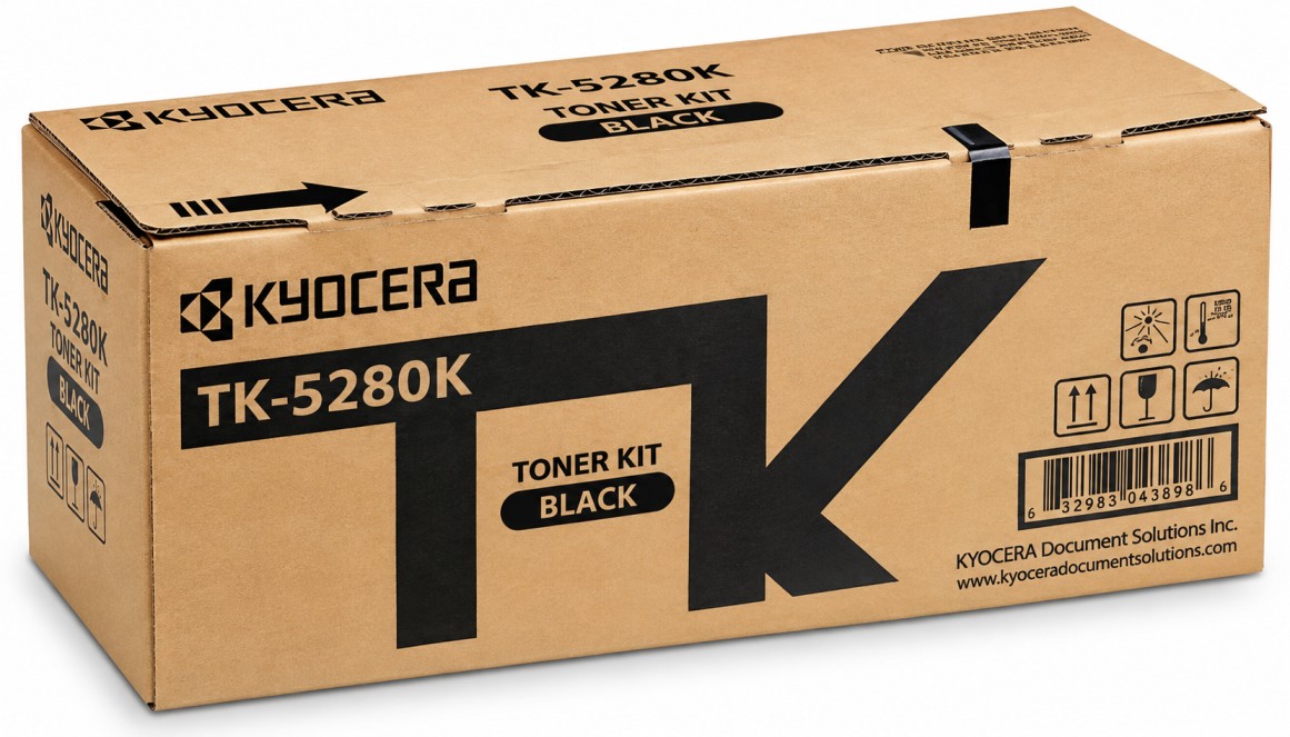 Kyocera TK-5280K Black Toner Cartridge for ECOSYS P6235cdn, M6235cidn & M6635cidn – 13000 Pages