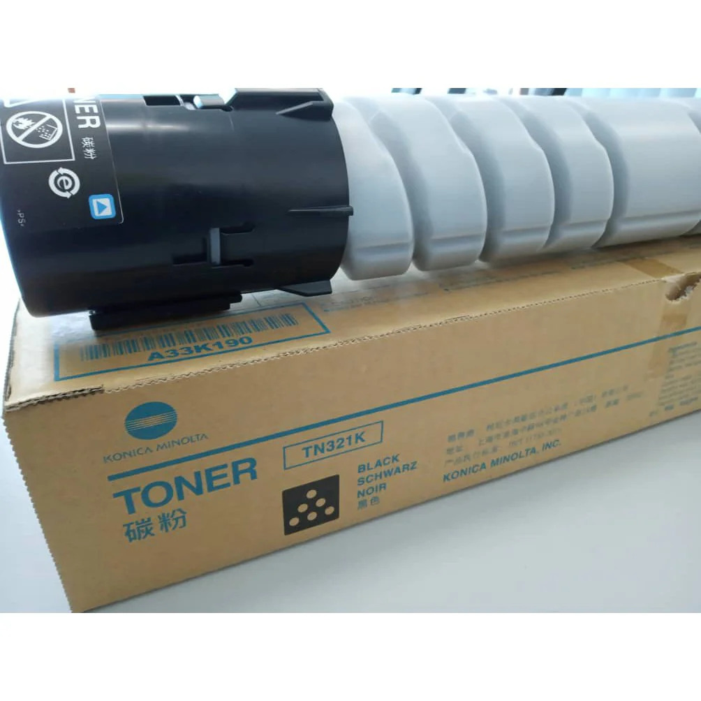 TN 321 (A33K130B) Black Konica Minolta Toner Cartridge 
