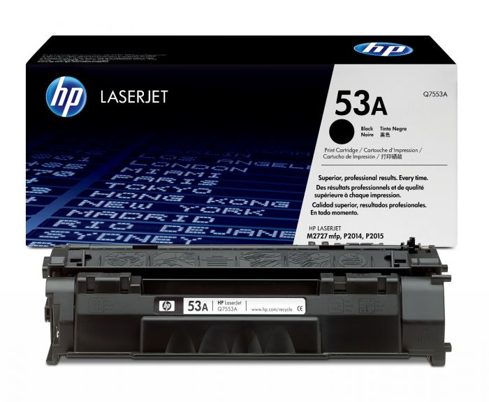 HP 53A Black (Q7553A) Original LaserJet Toner Cartridge  