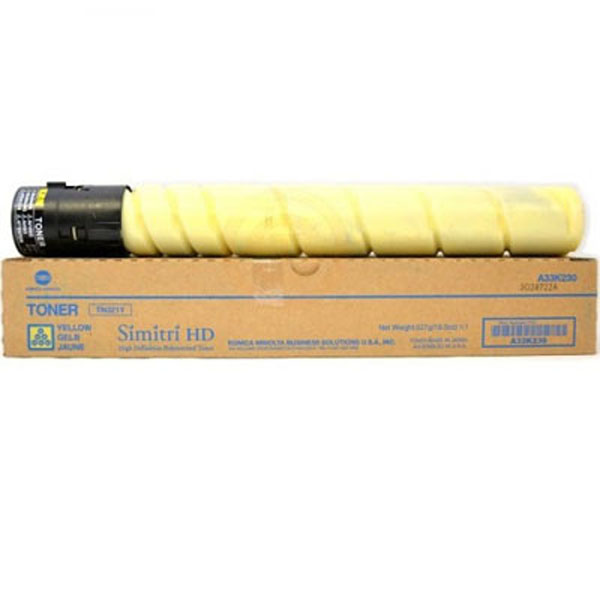TN 321 Yellow Konica Minolta Premium Quality Toner Cartridge
