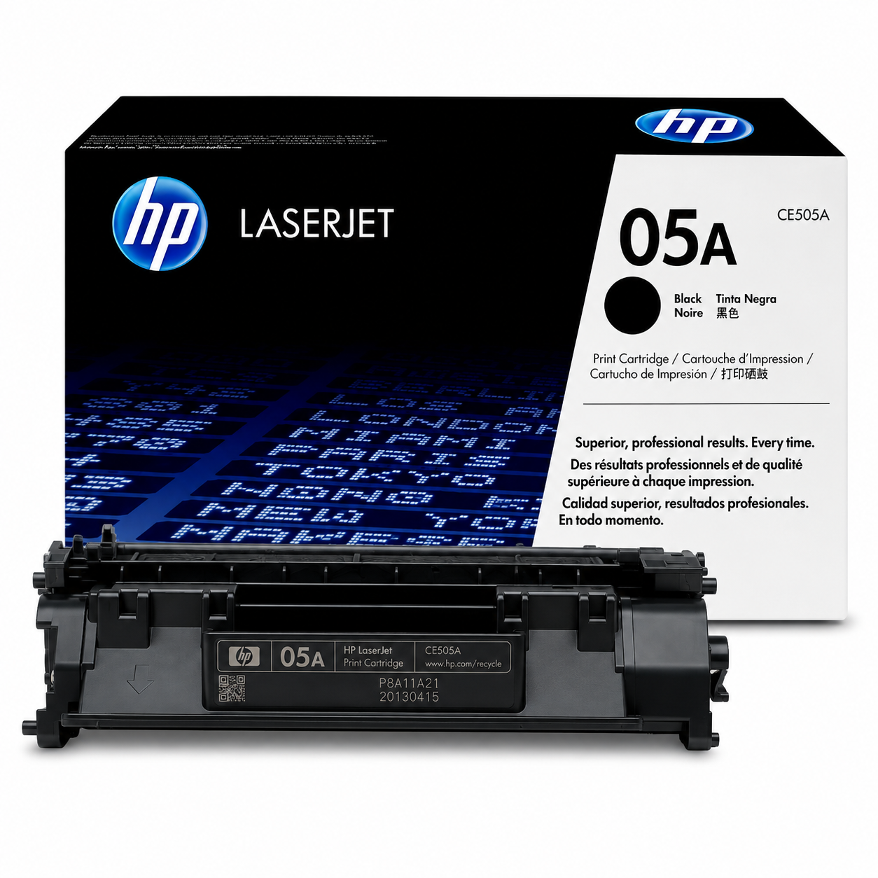HP 05A Black LaserJet Premium Quality (CE505A) Toner Cartridge 