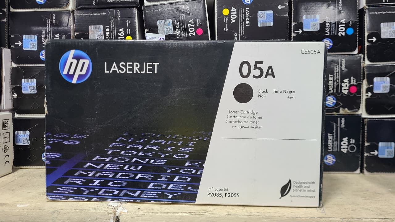 High Yield HP 05A Black Original LaserJet Toner Cartridge (CE505A)