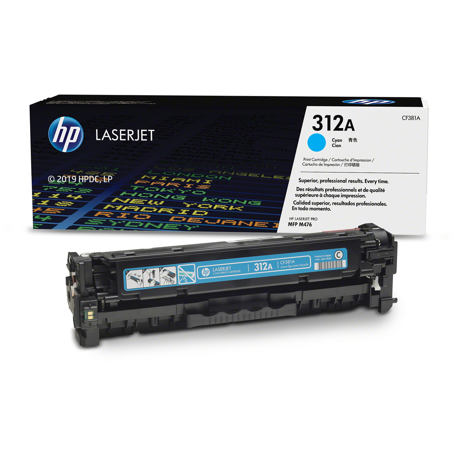 HP 312A Cyan Quality Toner Cartridge (CF381A)
