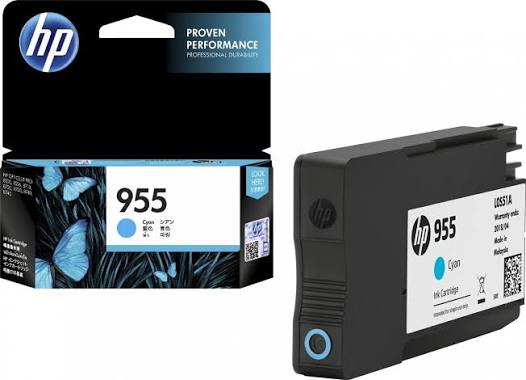 HP 955 Original Cyan Ink Cartridge